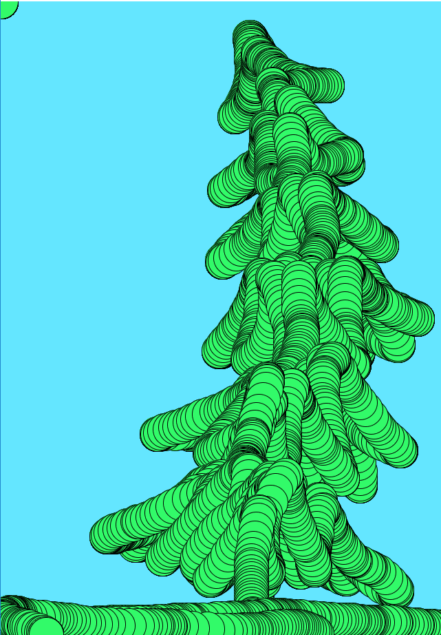 Bilde av et grønt tre