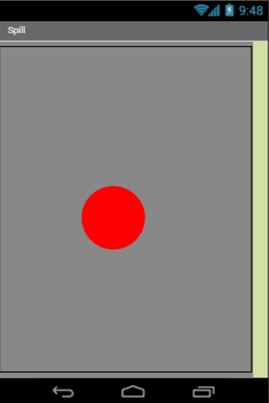 Bilde av en en rød ball