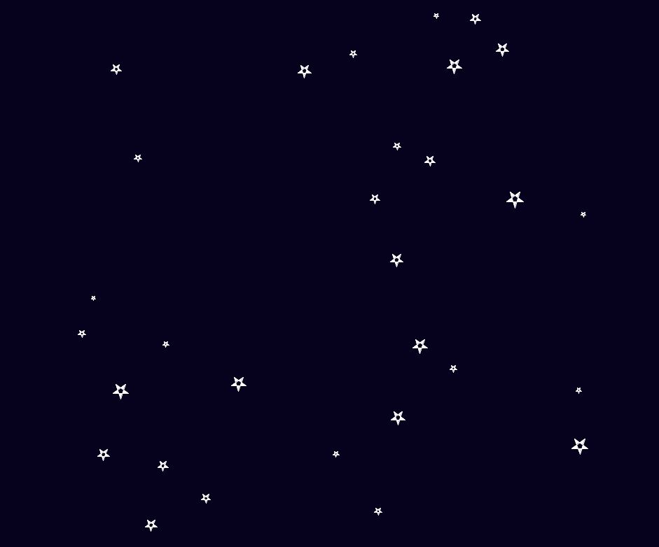 Bilde av en stjernehimmel